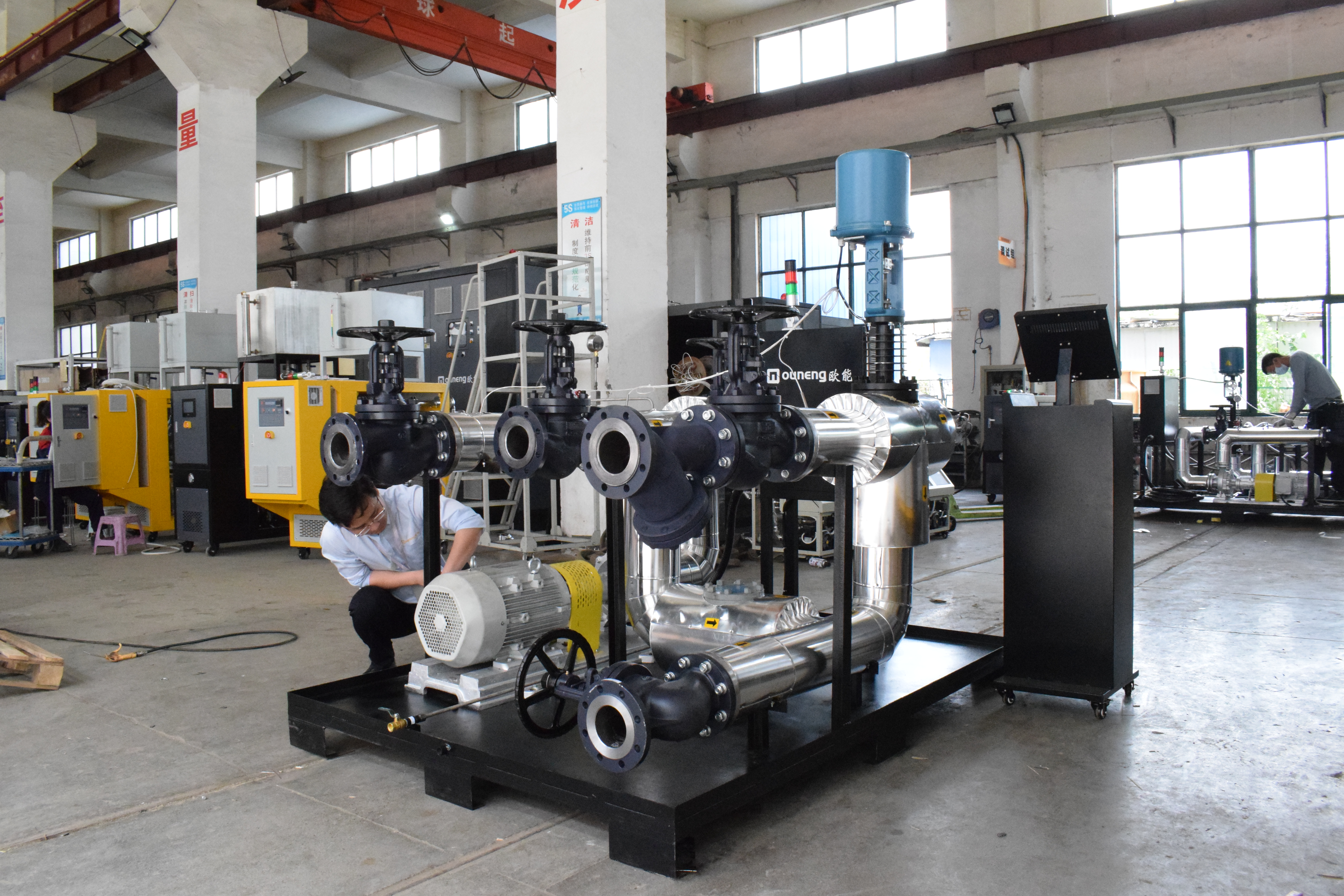 （導熱油爐）撬塊蒸汽換熱機組的原理